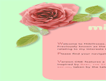 Tablet Screenshot of mintroses.com